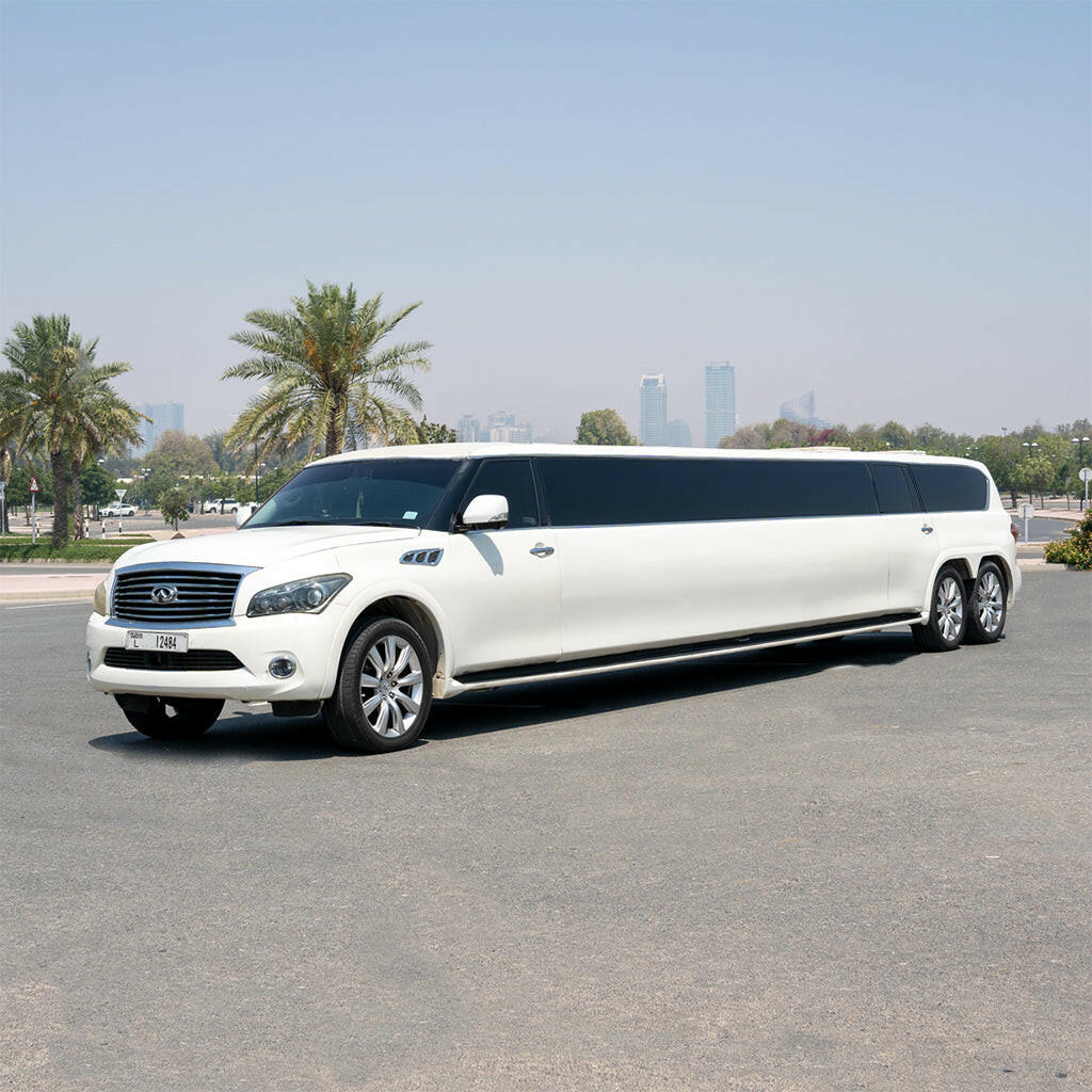 Versace stretch limousine with chauffeur in Dubai